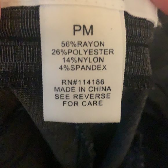 Ankle length gray business casual pants - Picture 3 of 3